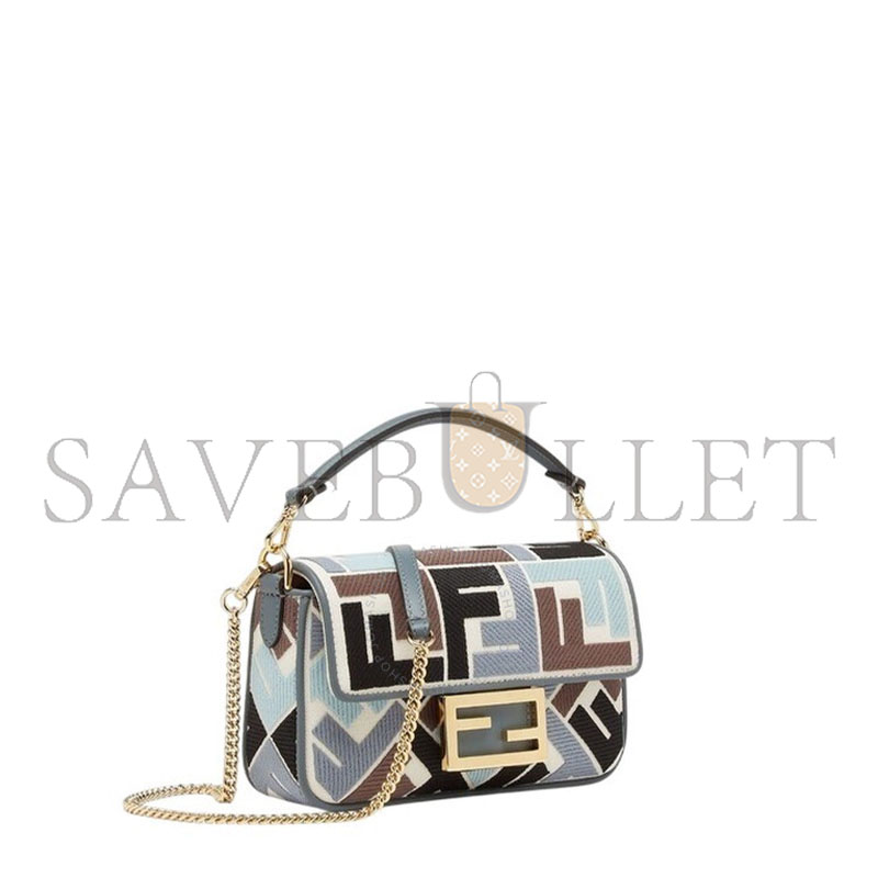 FENDI FF MINI BAGUETTE BAG 8BS017ARC2F1OPK (19.5*11*5cm)